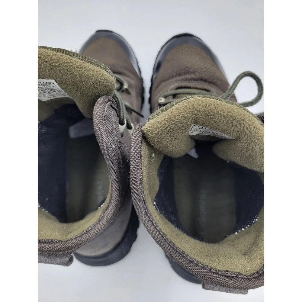 Columbia Hilltop Ridge Men's Hiking Waterproof Boots‎ Deep Olive Sz 8.5